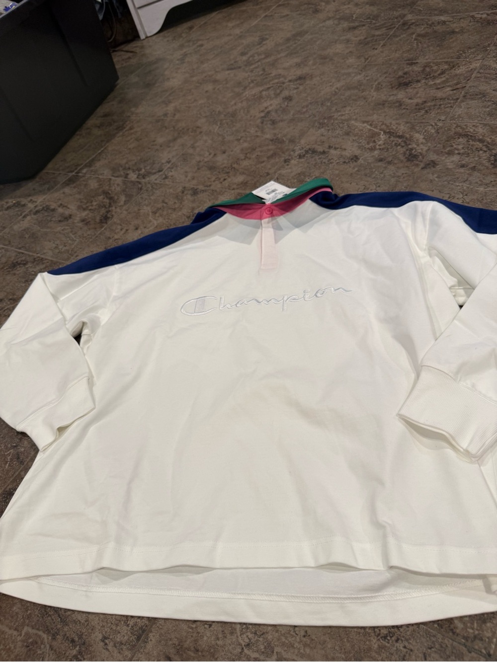 🍕Champion Men Classic Long Sleeve Rugby Shirt